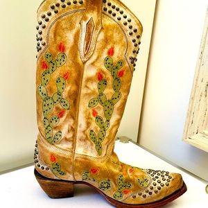 Country boots genuine lather hand made